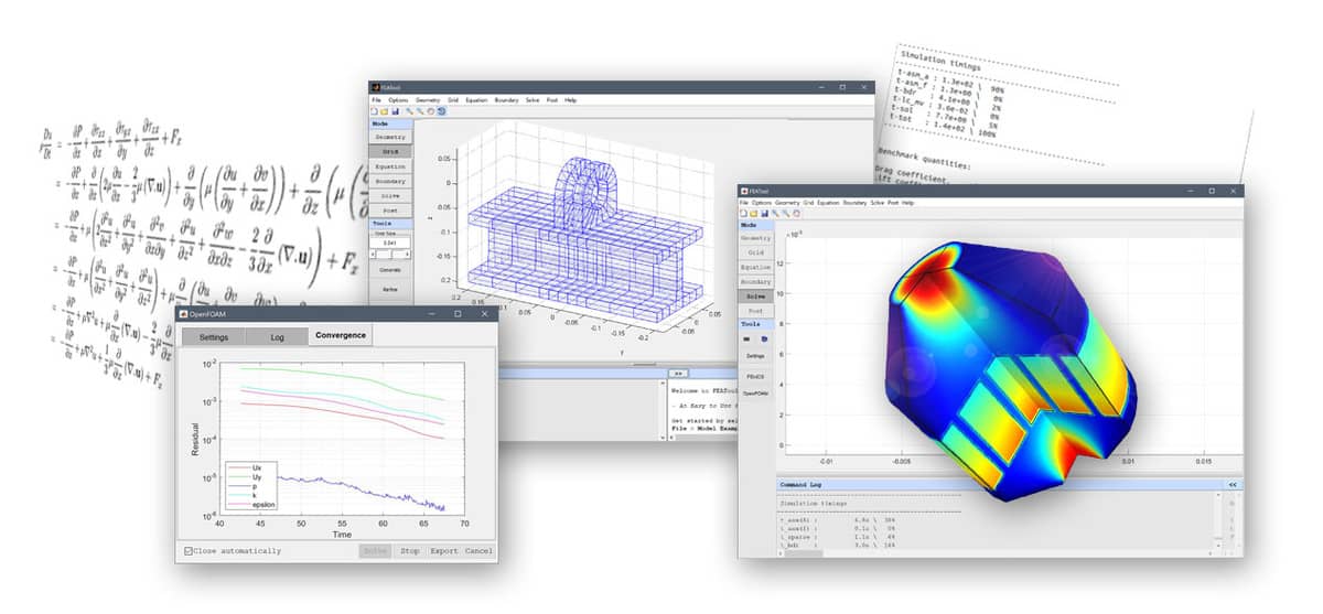 FEATool Multiphysics 1.10 with Built-In and Automated GUI Tutorials