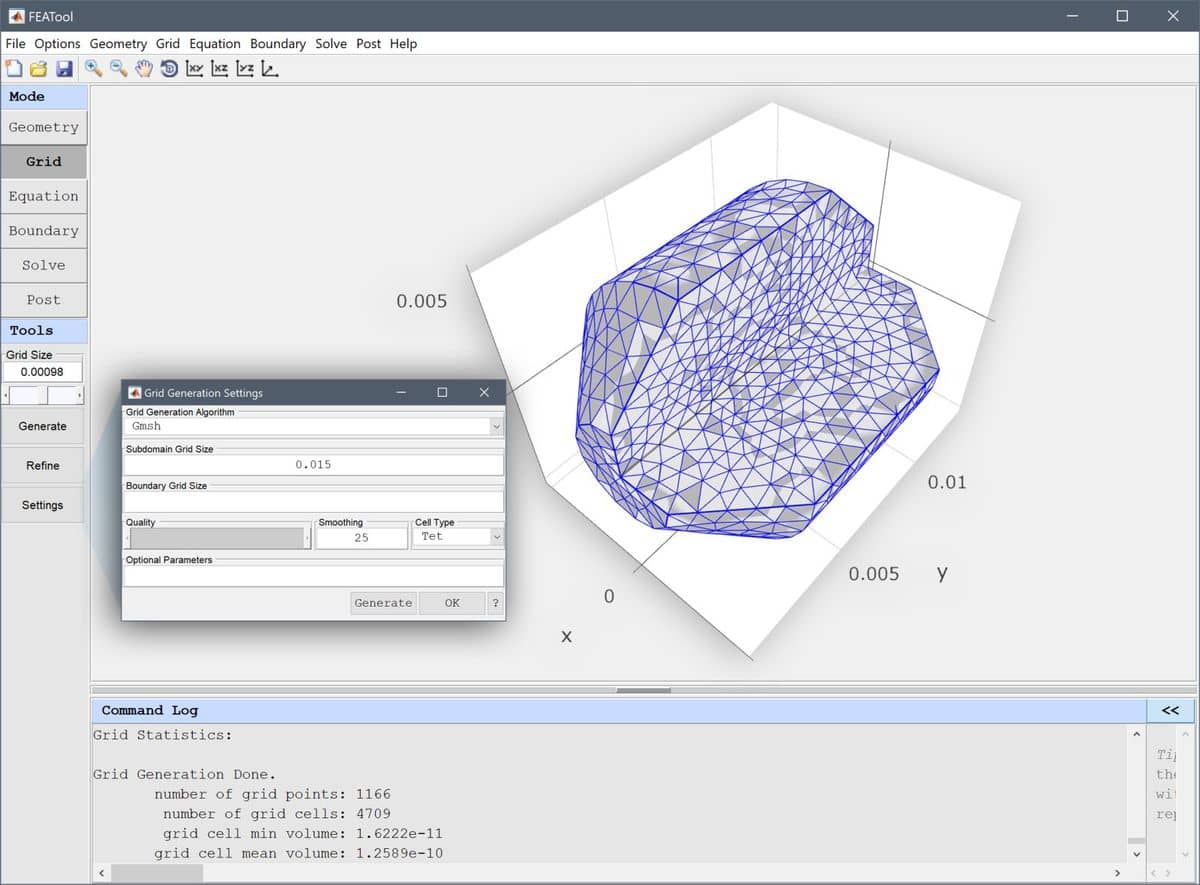 Automatic Unstructured and Anisotropic Grid Generation with Directional Scaling