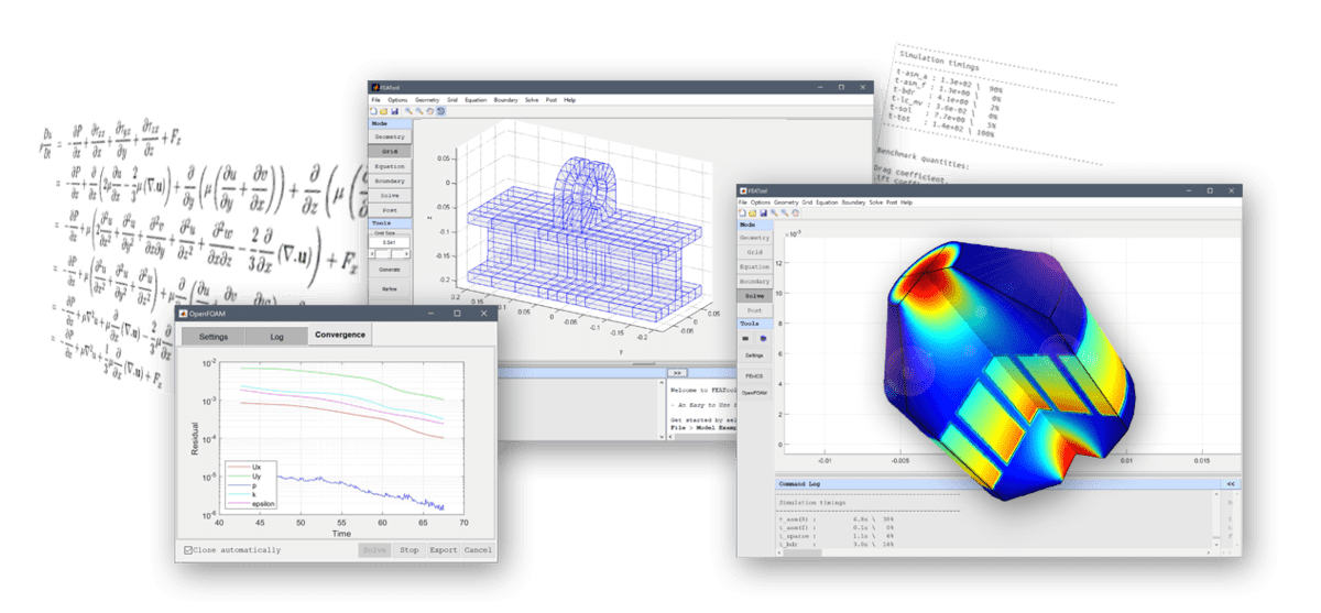 FEATool Multiphysics 1.9 - MATLAB Physics Simulation Toolbox