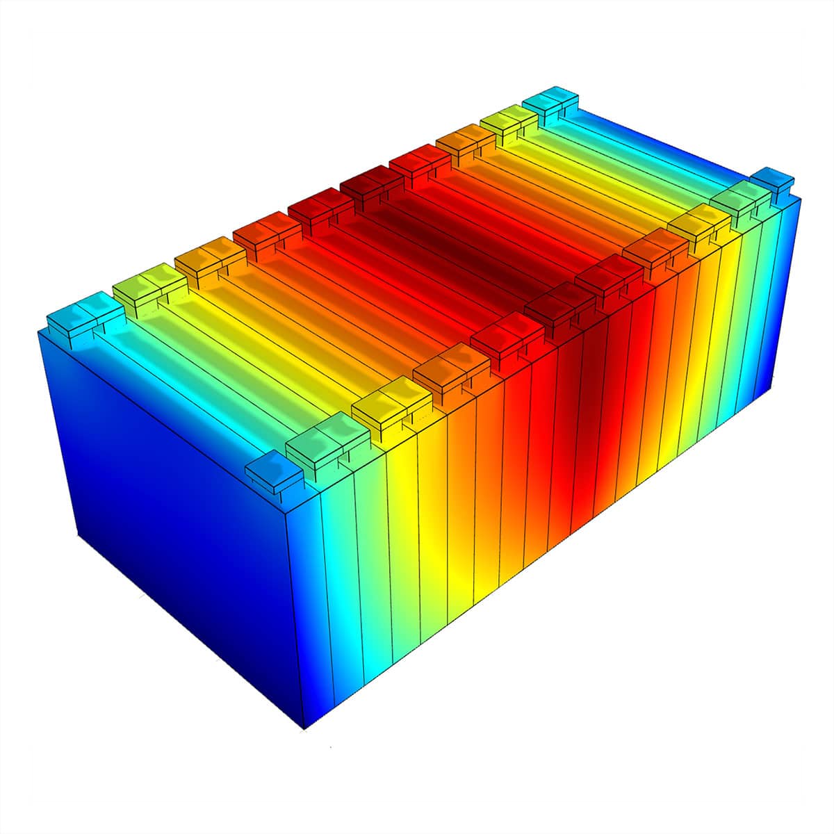 Cooling Analysis of a Battery Pack Module