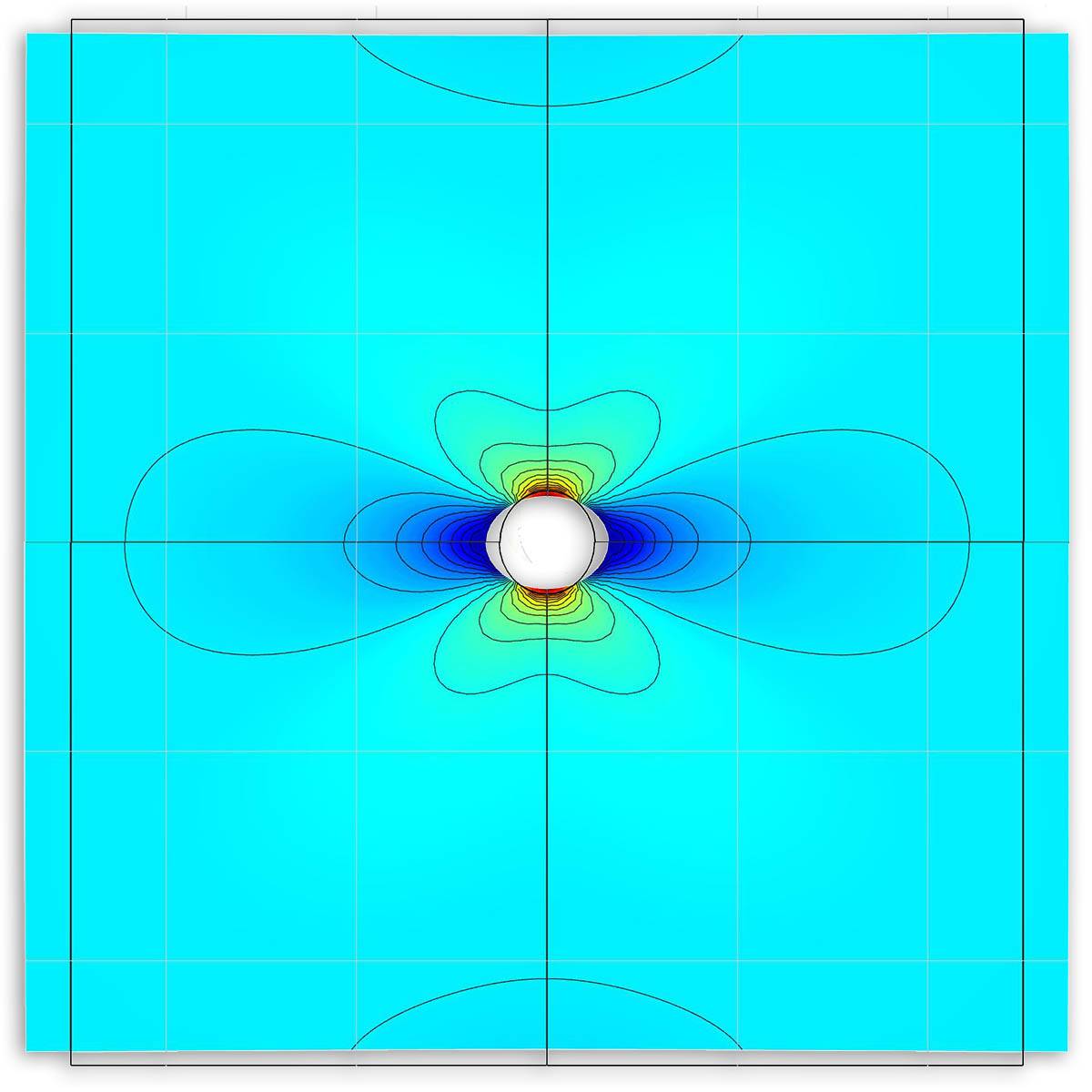 Stretching of a Thin Plate with a Hole